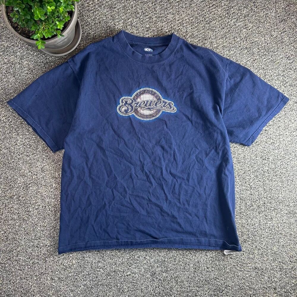 Mlb Men's Navy and Blue Hoodie